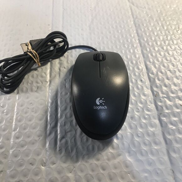 Logitech M100 USB Corded M-U0026 Scroll Wheel Optical Mouse - Picture 1 of 6